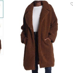 Lucky Brand Faux Shearling Teddy Coat XS